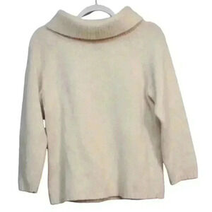 Vintage Rafaella Sweater Size Medium Turtle Neck Angora Rabbit Hair Lambswool